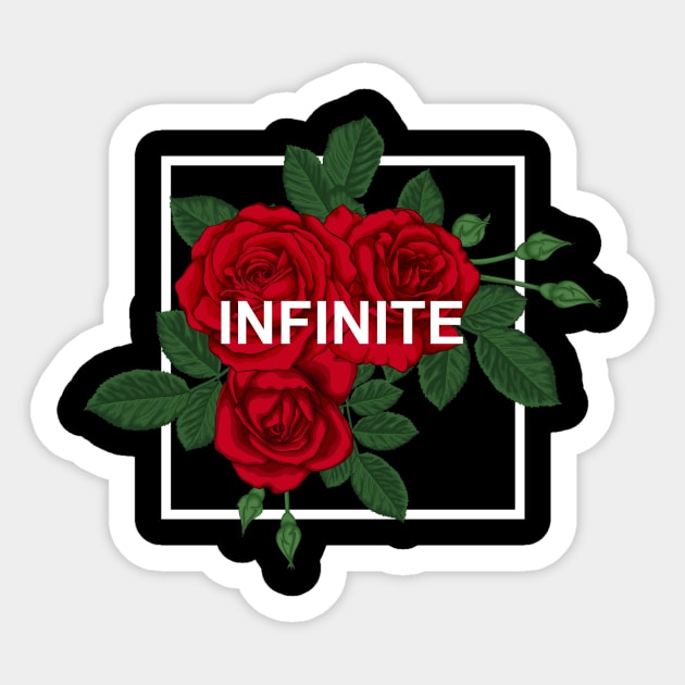 infinite lists v9 Sticker by Lucas Brinkman Store